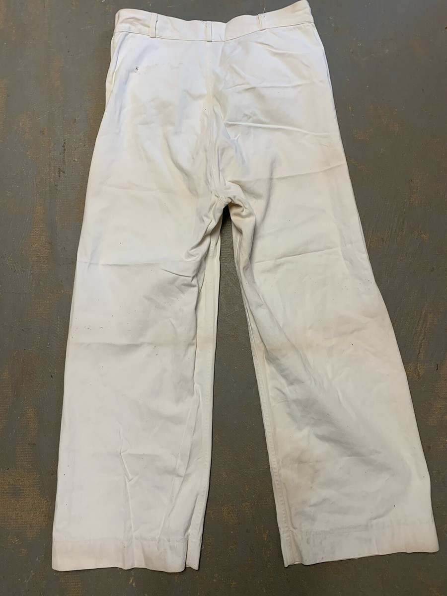 Vintage 40s WW2 US Navy Military Trousers Bell Bottom Pants Vintage 40s WW2 US Navy Military Trousers Bell Bottom Pants