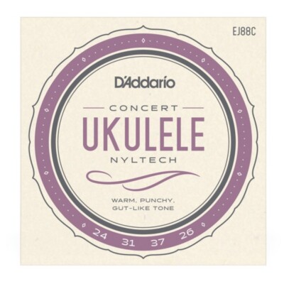 D'ADDARIO EJ88C   Nyltech Set für Konzertukulele   Saiten   .024-.026