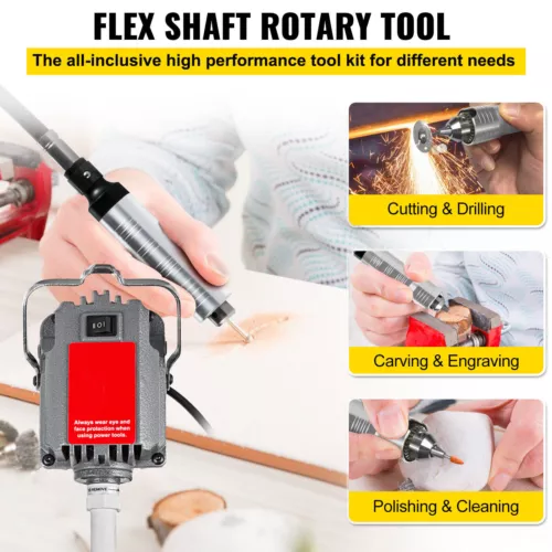 Crane Grinding Machine Fast Polishing Flexible Shaft Machine Goldsmith Tools - Picture 4 of 18