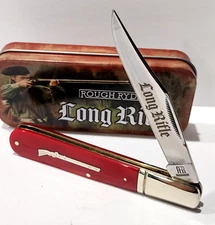 Rough Ryder Red Bone Handle Granddad Barlow Camping Folding Pocket Knife RR2618