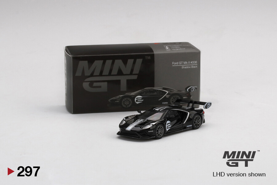 Mini GT x MiJo Shadow Black Ford GT MK II #006 1:64 Scale
