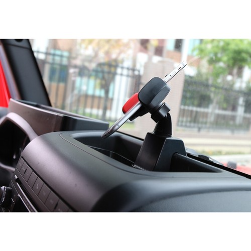 Multi-Mount Dash Phone Holder & Storage Box for 2012-17 Jeep Wrangler JK T - Picture 8 of 8
