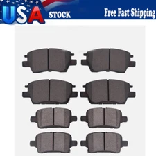 Front & Rear Ceramic Disc Brake Pads For Chevrolet Cruze Volt Bolt EV LT