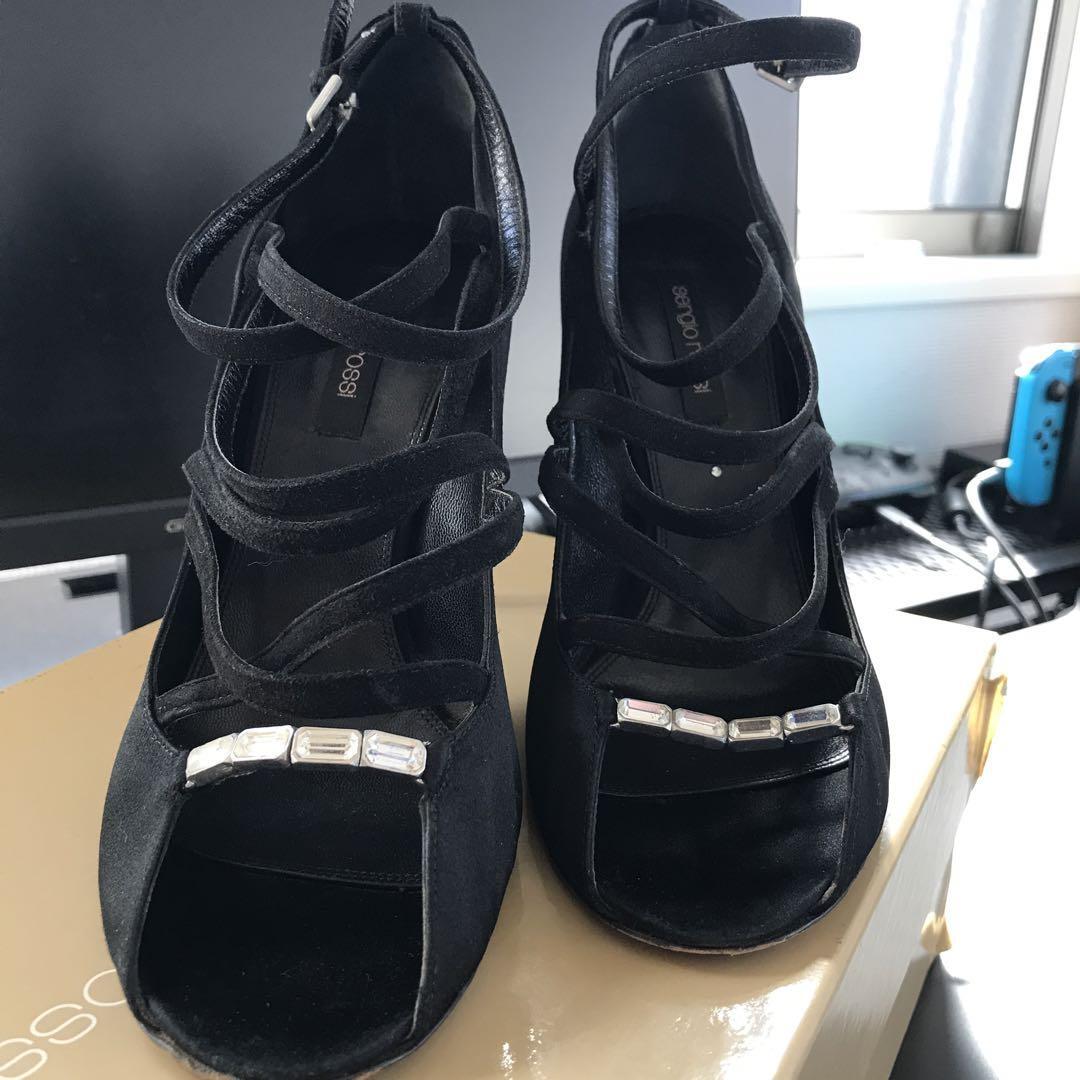 サンダル・ミュール Sergio Rossi Amazona' Satin Sandals