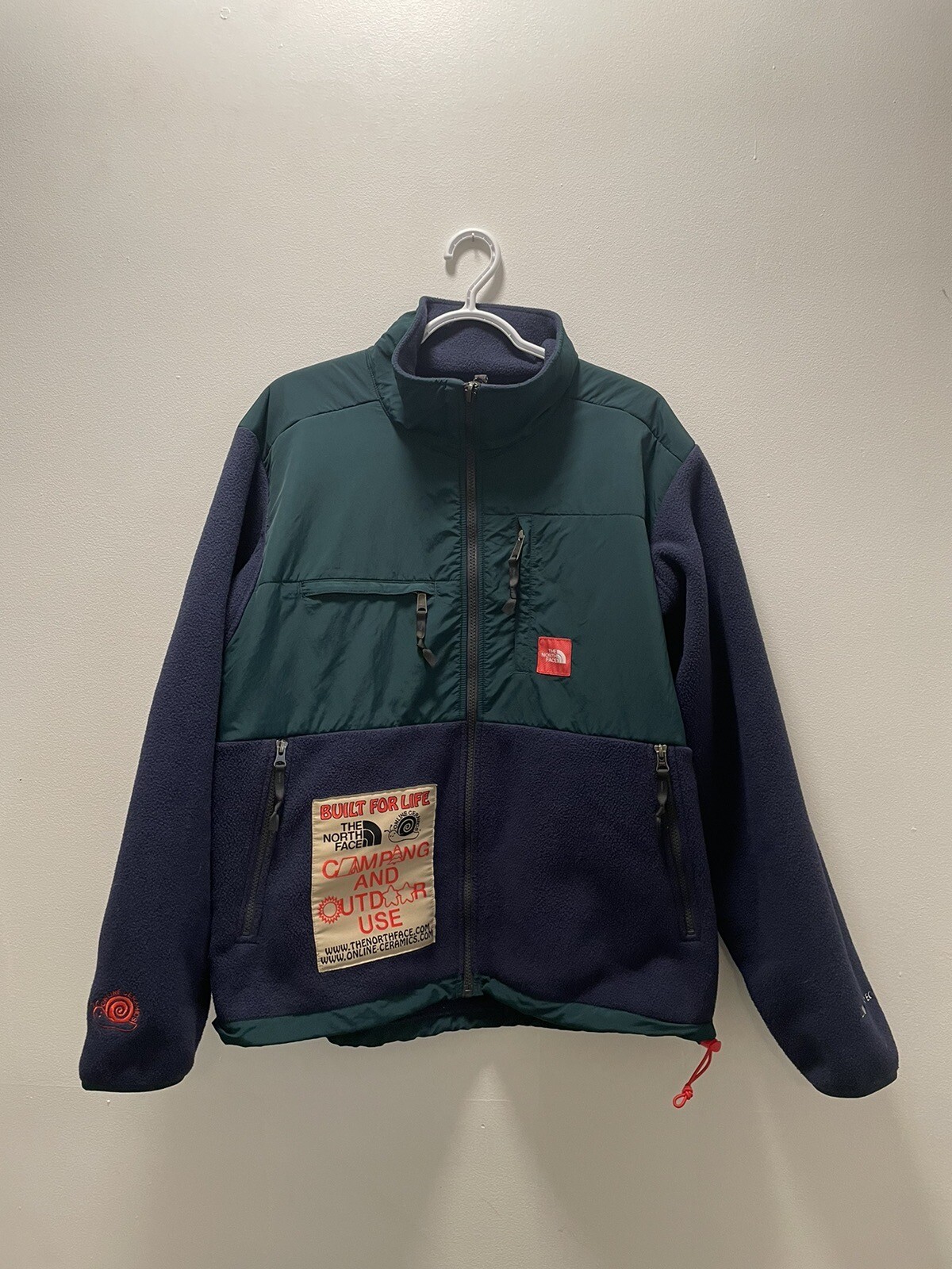 Online Ceramics x The North Face Denali Polartec Fleece Jacket in Large - Cozy Retro Style-image