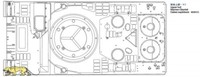 Tamiya 9335410 Oberwanne FüR Tamiya Leopard 2A6 (56020) - 1:16