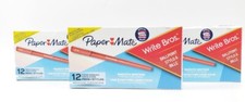 Lot of 3 packs Paper Mate 1.0mm Ballpoint Pen, Red Ink, Medium Point, 36 Pens