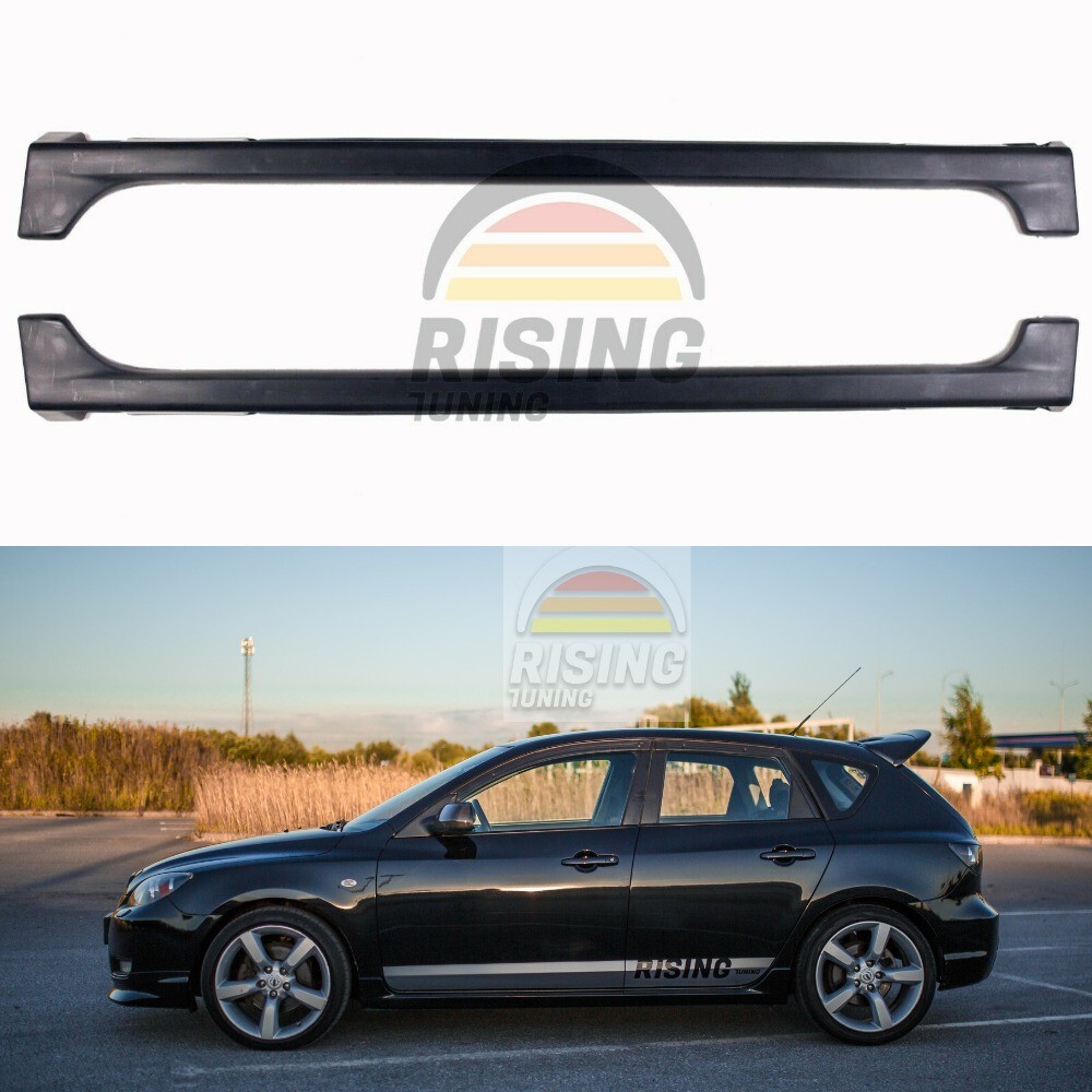 Side Skirts for Mazda 3 2003-2008 Mazda Speed 3 MPS Style Body Kit