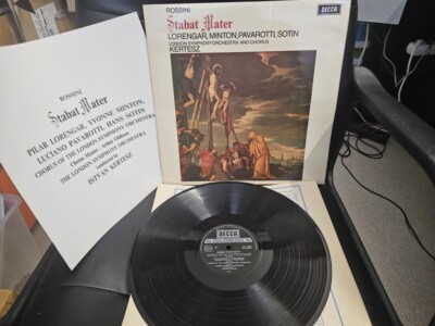 Kertesz LSO Pilar Lorengar Sopran Rossini Stabat Mater DECCA SXL 6534 ED2 - 1971