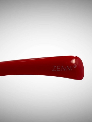 Zenni Occhiali da aviatore in plastica rossa solida 806018 - Foto 5 di 10