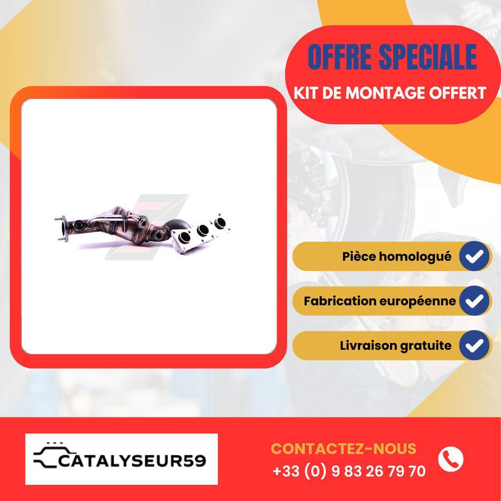Catalyseur BMW E60 E61 530i essence collecteur echappement 3.0 24V N53