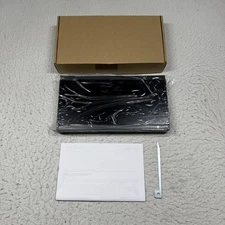 PYRAMID Wall Clock Digital POE 4" 4 Digit Red LED SED4R4LDRB 11.5"