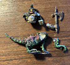 WHFantasyBattle Beasts of Chaos Dragon Ogre 4th Ed. OOP Metal complete