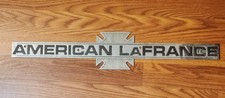 Vintage American LaFrance Fire Truck Hood Emblem Maltese Cross 24