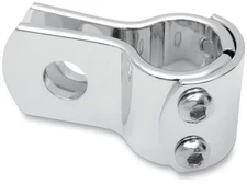 Drag Specialties Three-Piece Frame Clamp - 1.125in. - Chrome Motorcycle 77-6018