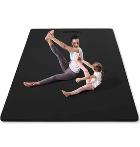 Large Yoga Mat (75 * 52 * 1/2Inch),Extra Wide TPE Exercise Mat,Non-Slip Workout