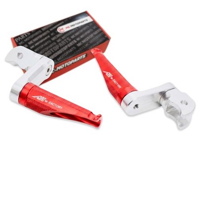 Shinobi Red 40mm Lowering Rider Front Footpegs For Kawasaki Z1000 10-13 12 11