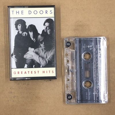 THE DOORS Cassette Tape Blues Psychedelic GREATEST HITS REMASTERED RARE REISSUE