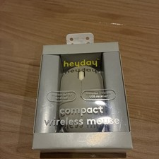Heyday Wireless Mouse Gray Bluetooth 5.1 and USB Receiver NEW SEALED