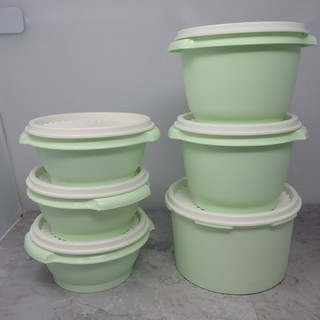 Tupperware Green Bowl