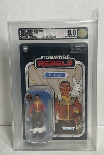 Star Wars Vintage Collection HasLab Ghost Rebels Ezra Bridger Graded 9.0U HAS004