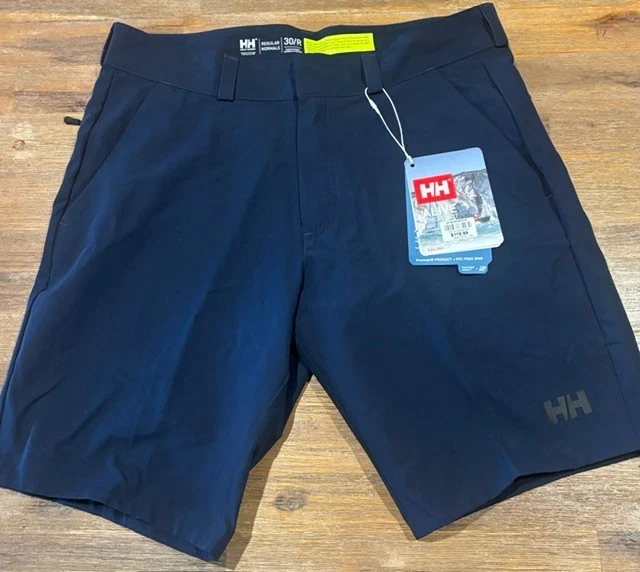 Helly Hansen Quick Dry Shorts Size 30R Navy Outdoor Sailing Technical HH - NEW