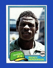 1981 Topps Set-Break #261 Rickey Henderson VG-VGEX *GMCARDS*