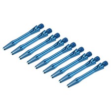 35mm Aluminum Dart Rods, Medium Thread 2Ba Stems 9 pcs Blue 