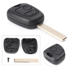 2 Button Car Flip Key Shell Remote Case Shell Replacement For Peugeot 206 307