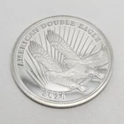 2020 AMERICAN DOUBLE EAGLE $2 Dollar .999 Silver Coin Cook Islands Liberty Bell