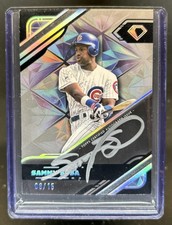 2025 Topps Diamond Icons Sammy Sosa Black PolychromatINK Auto Silver Ink #/15