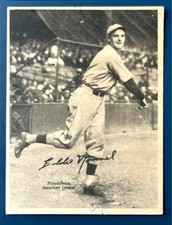 1929 R316 Kashin Publications Eddie Rommel Philadelphia Athletics Prewar Vintage