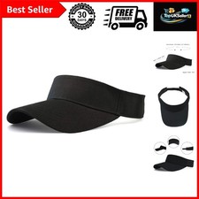 Sports Sun Visor Hats Cotton Adjustable Golf Caps for Men Women