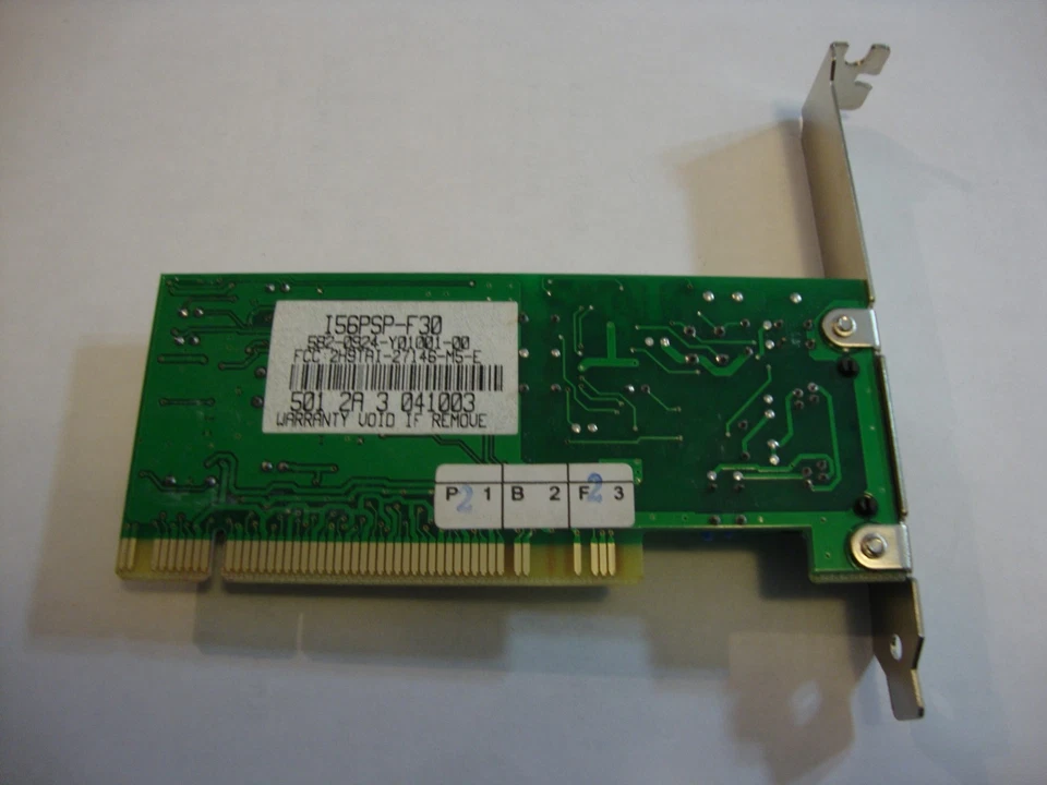 Compaq /PCTEL PCT789T-C1 HSP I56PSP-F30 PCI 56K V.92 Fax Modem - Image 4 of 4