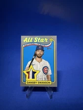 2024 Topps - 1989 Topps Baseball All-Star Relics Dansby Swanson #89ASR-DS 1/1