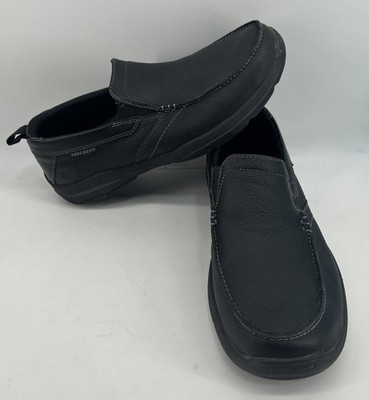Skechers Harper Forde Slip On Loafers 64858EWW Black Men s 9 Worn Once