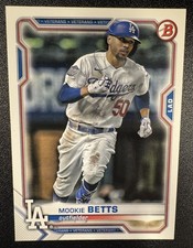 2021 Bowman - Mookie Betts #61 Los Angeles Dodgers