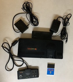 NEC TURBOGRAFX-16 Console plus Cyber-core game. Tested Working