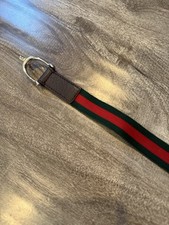 Gucci Kids Stirrup Buckle Red Green Size S Children  s Small  -