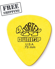 Dunlop 418P.73 Tortex Standard .73mm Yellow Guitar Picks 12-Pack new