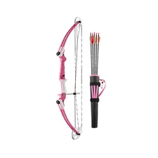 Genesis Bows Original Gen Bow Kit - Left-Hand, Zero Let-Off Design (Pink)