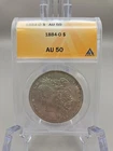 1884-O Morgan Silver Dollar $1 - ANACS AU50