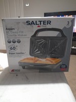Salter XL Deep Fill Toastie Maker Non-Stick 4-Slice. Brand New In Original Box