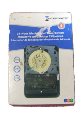 Intermatic T101 24-Hour Mechanical Time Switch