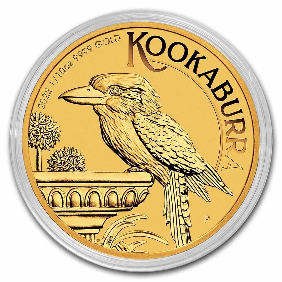 2022 Australia 1/10 oz Gold Kookaburra BU - Image 4 of 4