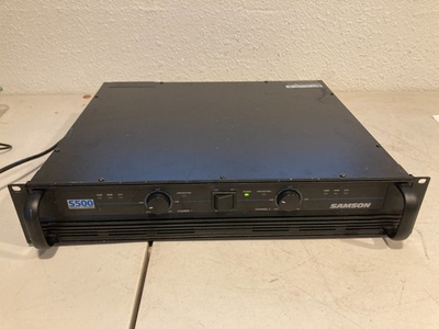 #ad Samson S500 Two Channel 250 Watt x 2 Power Amp NO Tested $109.99