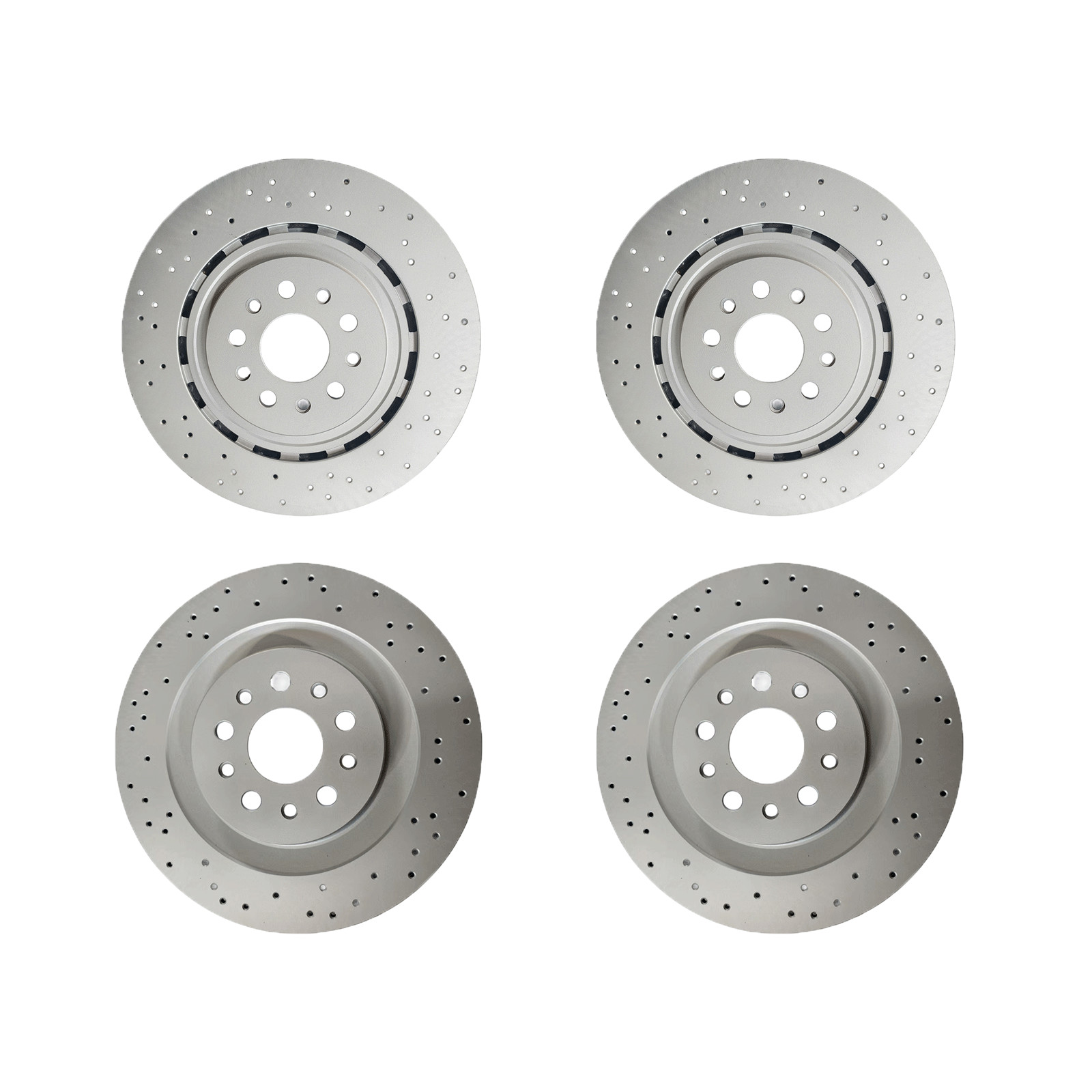 NEW For Maserati Ghibli Quattroporte 17-21 Front & Rear Brake Pads & Rotors Kit-