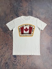 Dsquared2 Mens White Big Logo T Shirt size L ...