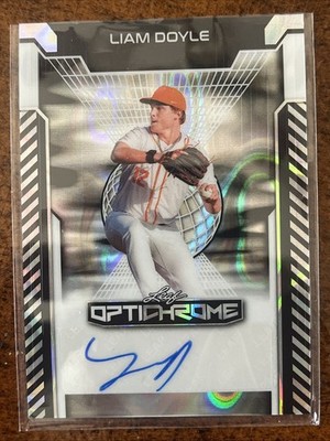 2025 Leaf Optichrome Liam Doyle Silver Lava Autograph /10 Auto Cardinals HOT