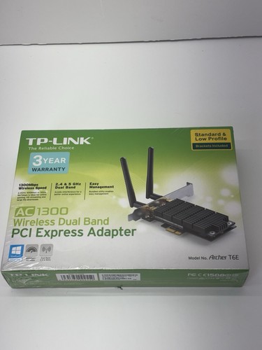 TP-Link AC1300 WLAN Dual Band PCI Express Adapter Archer T6E - Bild 4 von 9